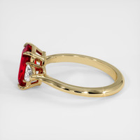 2.01 Ct. Ruby Ring, 18K Yellow Gold 4