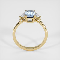 1.26 Ct. Greyish Blue Sapphire Ring, 18K Yellow Gold 3