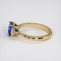 1.83 Ct. Blue Sapphire Ring, 18K Yellow Gold 4