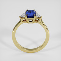 1.64 Ct. Blue Sapphire Ring, 18K Yellow Gold 3