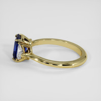 1.64 Ct. Blue Sapphire Ring, 18K Yellow Gold 4