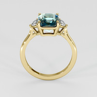 3.57 Ct. Bi Color Sapphire Ring, 18K Yellow Gold 3