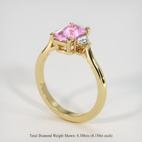2.13 Ct. Sapphire Ring, 18K Yellow Gold 2