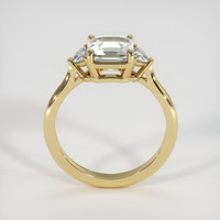 2.13 Ct. White Sapphire Ring, 18K Yellow Gold 3