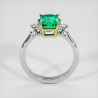 1.86 Ct. Emerald Ring, 18K Yellow & White 3