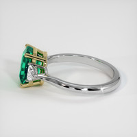1.86 Ct. Emerald Ring, 18K Yellow & White 4