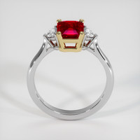 1.48 Ct. Ruby Ring, 18K Yellow & White 3