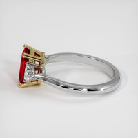 1.48 Ct. Ruby Ring, 18K Yellow & White 4