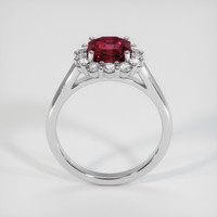 2.03 Ct. Ruby Ring, 14K White Gold 3