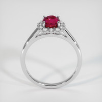 2.06 Ct. Ruby Ring, 18K White Gold 3