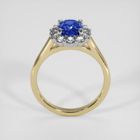 1.30 Ct. Blue Sapphire Ring, 18K White & Yellow 3