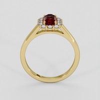 1.01 Ct. Ruby Ring, 10K Yellow Gold 3