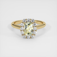 1.31 Ct. Sapphire Ring, 14K Yellow Gold 1