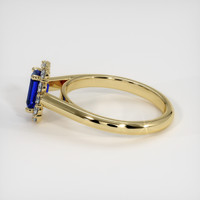 1.20 Ct. Sapphire Ring, 18K Yellow Gold 4