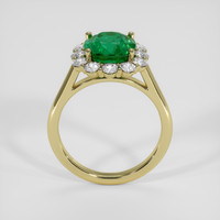 2.79 Ct. Emerald Ring, 18K Yellow Gold 3