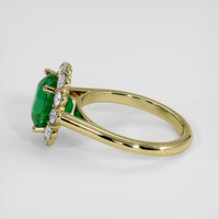 2.79 Ct. Emerald Ring, 18K Yellow Gold 4