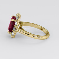 4.08 Ct. Gemstone Ring, 18K Yellow Gold 4
