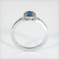0.79 Ct. Sapphire Ring, Platinum 950 3