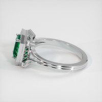 1.18 Ct. Emerald Ring, Platinum 950 4