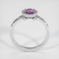 1.07 Ct. Pink Sapphire Ring, Platinum 950 3