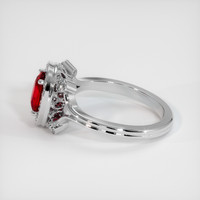 1.08 Ct. Ruby Ring, Platinum 950 4