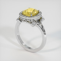 4.08 Ct. Sapphire Ring, Platinum 950 2