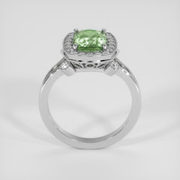 2.97 Ct. Green Sapphire Ring, Platinum 950 3