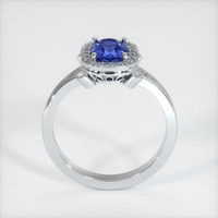 1.20 Ct. Blue Sapphire Ring, 10K White Gold 3