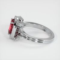 1.89 Ct. Ruby Ring, 14K White Gold 4