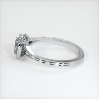 0.80 Ct. Sapphire Ring, 14K White Gold 4