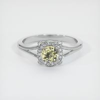1.02 Ct. Sapphire Ring, 14K White Gold 1