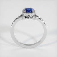 0.45 Ct. Sapphire Ring, 18K White Gold 3