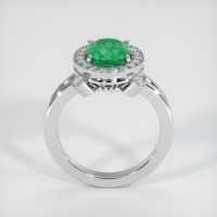 1.90 Ct. Emerald Ring, 18K White Gold 3