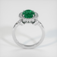 1.84 Ct. Emerald Ring, 18K White Gold 3