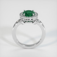 1.60 Ct. Emerald Ring, 18K White Gold 3