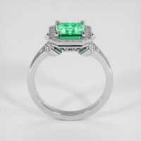 1.62 Ct. Emerald Ring, 18K White Gold 3