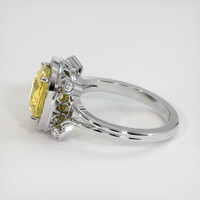 4.08 Ct. Sapphire Ring, 18K White Gold 4