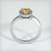 1.10 Ct. Sapphire Ring, 18K White Gold 3