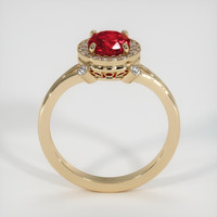 1.39 Ct. Ruby Ring, 10K Yellow Gold 3