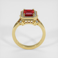 2.00 Ct. Ruby Ring, 14K Yellow Gold 3