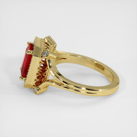 2.00 Ct. Ruby Ring, 14K Yellow Gold 4