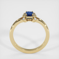 0.40 Ct. Sapphire Ring, 18K Yellow Gold 3