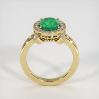 1.90 Ct. Emerald Ring, 18K Yellow Gold 3