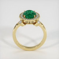 1.84 Ct. Emerald Ring, 18K Yellow Gold 3