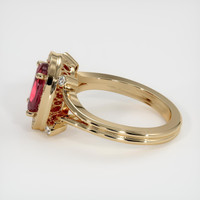 1.89 Ct. Ruby Ring, 18K Yellow Gold 4