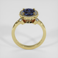 2.15 Ct. Blue Sapphire Ring, 18K Yellow Gold 3