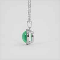 1.28 Ct. Emerald Pendant, Platinum 950 3