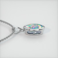 0.85 Ct. Gemstone Necklace, Platinum 950 3