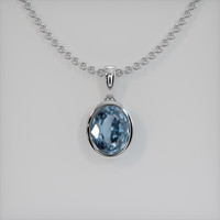 1.20 Ct. Gemstone Necklace, Platinum 950 1