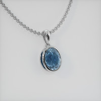 1.20 Ct. Gemstone Necklace, Platinum 950 2